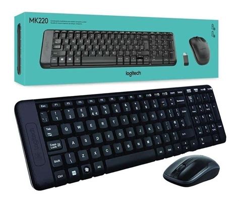 logitech mk220 - kit teclado e mouse logitech
